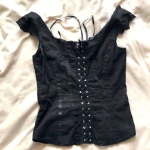 Morbid black top XS